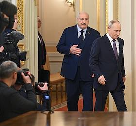 Рабочая поездка президента России Владимира Путина в Санкт-Петербург