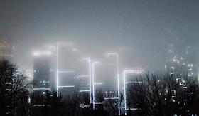 Жанровые фотографии. Туман в Москве