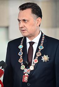 Церемония инаугурации мэра Красноярска Сергея Верещагина в овальном зале Администрации города Красноярска