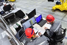 Церемония запуска производства тяжелых полноприводных грузовых автомобилей БАЗ на производственной площадке в Шушарах