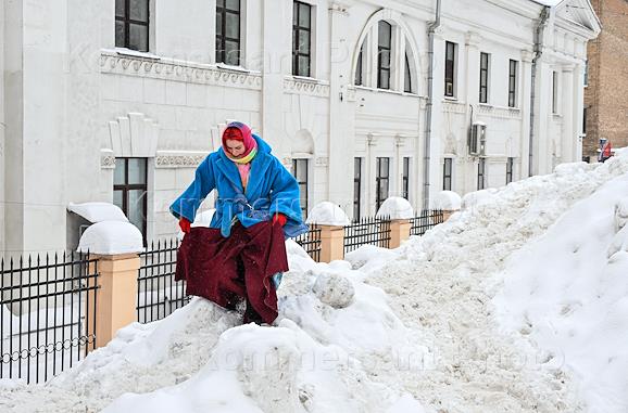 Жанровая съемка. Снег на Миусской площади