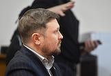 Судебное заседание по делу директора Кембриджской международной школы (CIS) Рима Хазибекова, обвиняемого по статье 6.21, часть 3, КоАП РФ, в Выборгском районном суде. Бывшее здание Кембриджской международной школы (CIS)