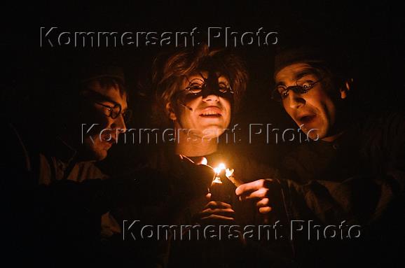 Пресс-показ спектакля режиссера Арсения Мещерякова 'Вий' по произведению писателя Николая Гоголя на новой сцене МХТ имени А.П. Чехова