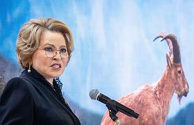 The opening ceremony of the photo exhibition as part of the 13th All-Russian Nature Festival 'Primordial Russia' in 2026 at the Manege Central Exhibition Hall