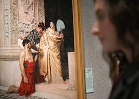 Press preview of the 'Behind the mask' exhibition at the Museum of Russian Impressionism