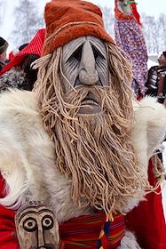 Празднование Масленицы в Суздале в Музее деревянного зодчества