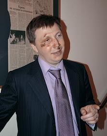 Директор судебного департамента компании 'ТНК -BP Менеджмент' Владимир Кузнецов во время интервью в Издательском доме (ИД) 'Коммерсантъ'