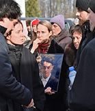 Похороны солиста группы Shortparis Николая Комягина на Смоленском кладбище