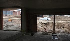 Поселок Cristal Istra на Новорижском шоссе. Строительство