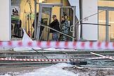 Последствия взрыва в отделении Россельхозбанка на улице Менжинского в Москве