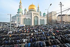 Ураза-байрам в Московской Соборной мечети
