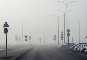 Жанровые фотографии. Туман в Омске