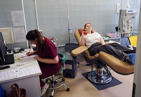 Донорская акция с экскурсией по станции переливания крови в Клинической больнице № 122 им. Л.Г. Соколова (пр. Луначарского, 47) в Санкт-Петербурге