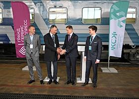 Запуск совместного проекта по повышению качества диагностики пассажирских вагонов АО ТК 'Гранд Сервис Экспресс' и ООО 'КСК Элком'
