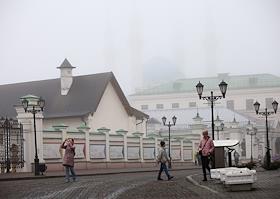Жанровые фотографии. Виды Казани во время тумана