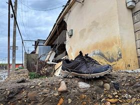 Последствия наводнения в Дагестане. Село Адильотар