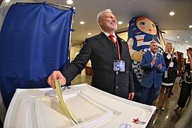 XI съезд Всероссийской политической партии 'Родина' в гостинице 'Золотое кольцо'