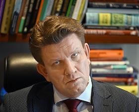 Генеральный директор издательства 'ЭКСМО' Евгений Капьев во время интервью