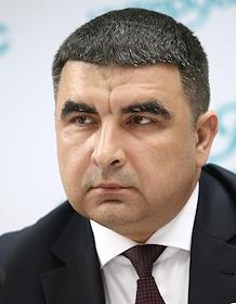 Заместитель губернатора Ростовской области Сергей Бодряков и начальник ГУ МЧС России по Ростовской области Николай Чубучный, во время пресс-конференции, в информационном агентстве Интерфакс-Юг