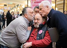 Торжественное открытие выставки российского фотографа Льва Мелихова 'Мой лес' в ГУМе