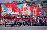 Военный парад в честь 81-й годовщины Победы в Великой Отечественной войне в Волгограде