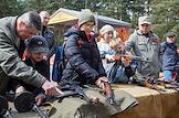A military-patriotic festival dedicated to the 81st anniversary of Victory in the Great Patriotic War is taking place in Sosnovka Park in St. Petersburg