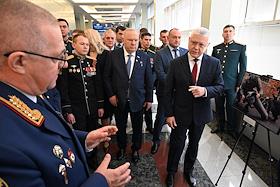 Открытие фотовыставки Анатолия Жданова 'Следственный комитет Российской Федерации в условиях специальной военной операции' в Государственнной думе России