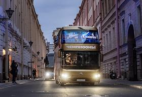Чествование футбольного клуба 'Зенит' после победы в Мир - Российской премьер-лиге (РПЛ) в Санкт-Петербурге