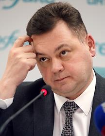Заместитель губернатора Ростовской области Андрей Фатеев, во время пресс-конференции, в пресс-центре информационного агентства 'Интерфакс' в Ростове-на-Дону