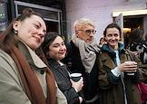 Церемония открытия кинотеатра 'Лето. Кино. Кион' во дворе бара 'Стрелка'