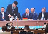 Рабочая поездка президента России Владимира Путина в Казахстан