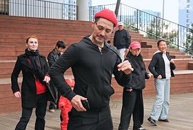 Праздник 'Добрые соседи' на бульваре А.Грина на намывных территориях Васильевского острова