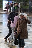 Сильный ливень в центре города