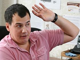 Генеральный директор сети 'Цвет Дивано' Дмитрий Ходасевич, в Бизнес Парк 'Румянцево'