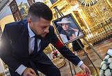 Прощание с Людмилой Чурсиной в Спасо-Преображенском соборе