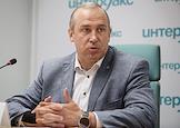 Первый заместитель губернатора Ростовской области Алексей Господарев и министр экономического развития региона Павел Павлов, во время пресс-конференции, в информационном агентстве Интерфакс-Юг