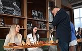 Церемония открытия шахматного клуба MOVE в Лужниках