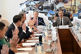Совместное заседание комитета Государственной думы (ГД) России по промышленности и торговле, комитета ГД России по экономической политике и комитета ГД России по контролю в ГД России