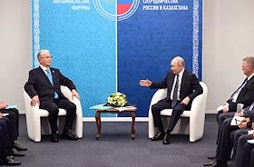 Рабочая поездка президента России Владимира Путина в Омск. XXII Форум межрегионального сотрудничества России и Республики Казахстан