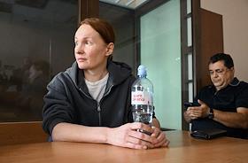 Оглашение приговора по делу юриста Ольги Гольцевой и адвоката Алисы Волховой обвиняемых в хищении 41 млн руб. у известного блогера Александры Митрошиной (Матерь Бложья) в Савеловском суде