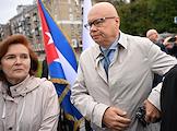 Памятная Акция, приуроченная к 100-летию со Дня рождения Фиделя Кастро основателя современного Кубинского государства у памятника Фиделю Кастро на площади Фиделя Кастро в районе Сокол