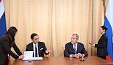 Встреча Министра иностранных дел России Сергея Лаврова с заместителем премьер-министра и министром иностранных дел Королевства Таиланд Сихасаком Пхуангкеткэу в МИД России