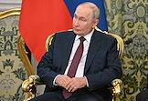 Встреча президента России Влаимира Путина с президентом  Мьянмы Мин Аун Хлайном в Кремле