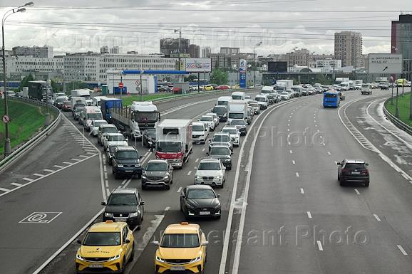 Дорожное движение на Щелковском шоссе