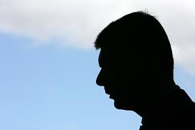 Глава группы ОHЭКСИМ Михаил Прохоров во время интервью в Издательском Доме (ИД) 'КоммерсантЪ'. 
