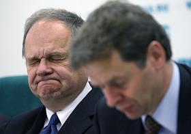 Пресс-конференция главы миссии по России Междунардного валютного фонда Пола Томсена в центральном агентстве 'Интерфакс'