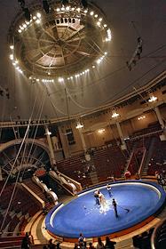 Благотворительный фонд 'Северная корона' устроил представление для сирот в 'Цирке Никулина на Цветном бульваре'.
