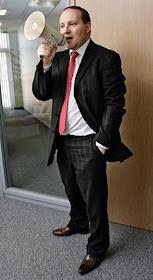 Генеральный директор российского подразделения 'Cetelem' (розничное подразделение французского банка BNP-Paribas) Филипп Дельпаль во время интервью в офисе своей компании