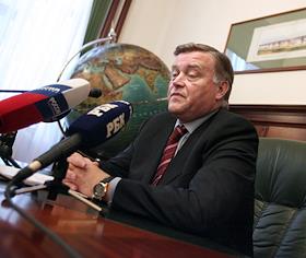 П/к президента 'Российских железных дорог' Владимира Якунина в РЖД