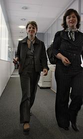 Заместитель руководителя учебного центра банка BSGV Вера Кудряшова. Анастасия Федорова, тренер учебного центра